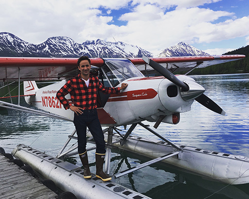 piper super cub floatplane in alaska